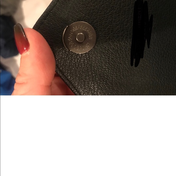 Black monogram envelope purse ¥$£ - Picture 5 of 8